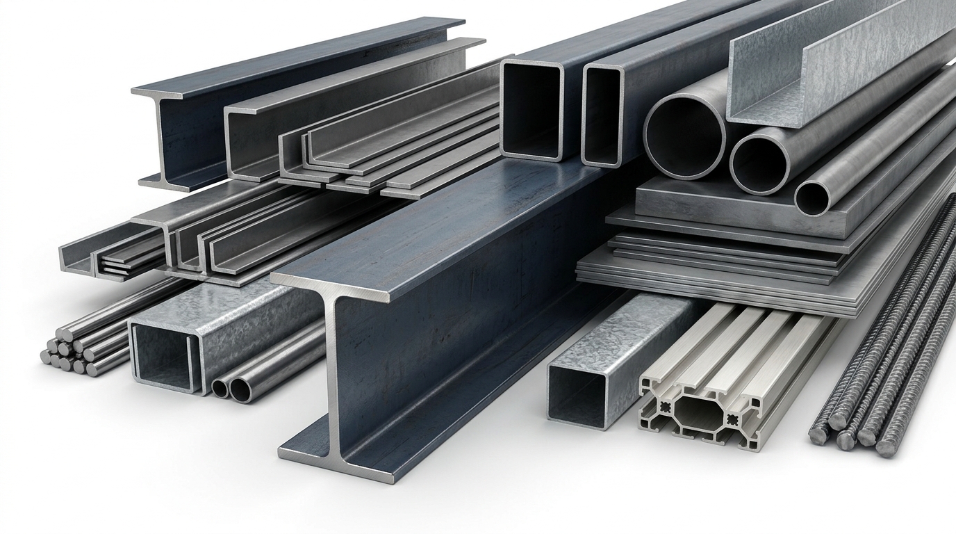 Structural Steel Beams and Rebar UAE